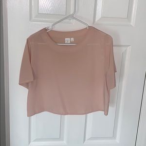 Pink crop top